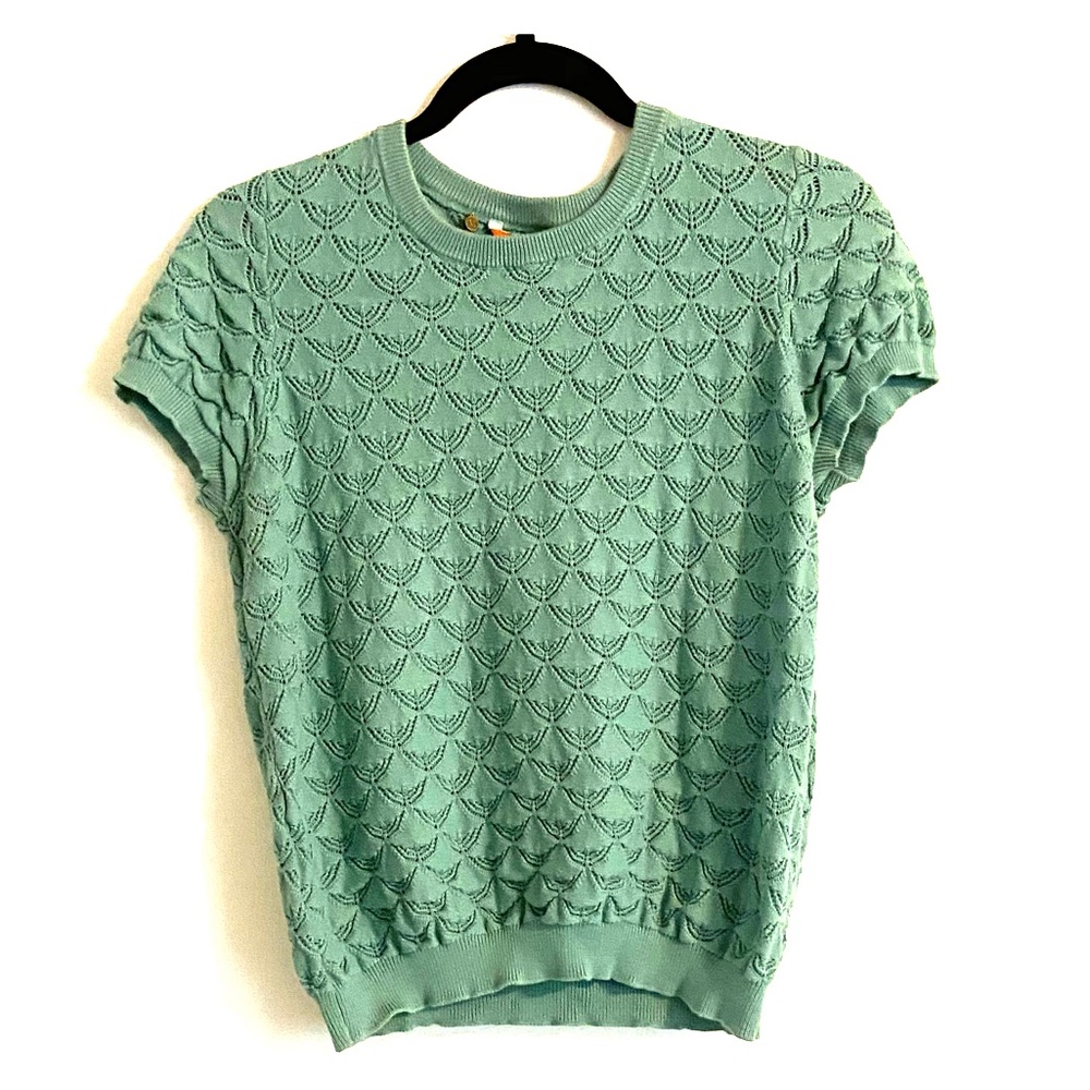 ModCloth cotton scalloped sweater